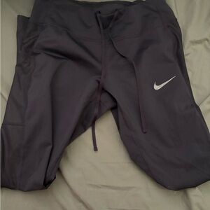 Nike dri fit leggings navy blue color